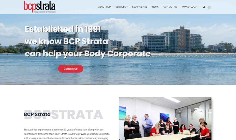 Welcome to the new BCP Strata website